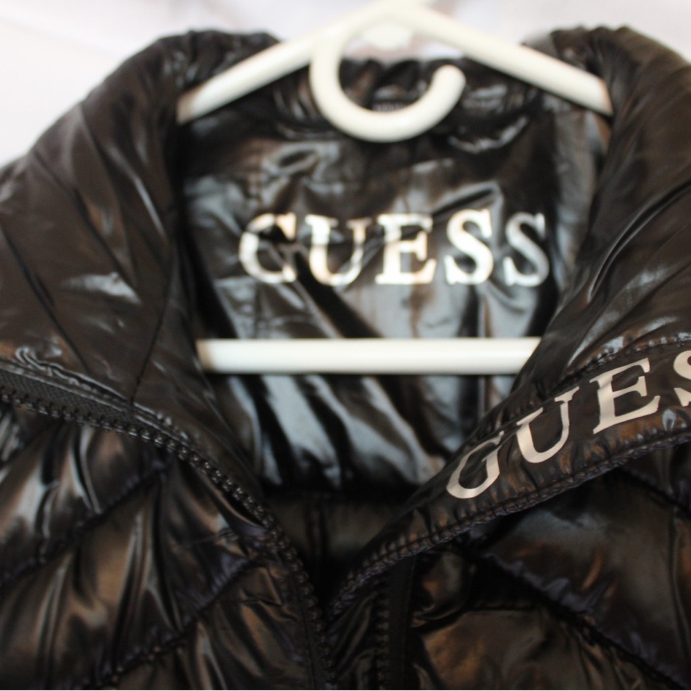 NEW! Original Black Guess Puffer Jacket -Women